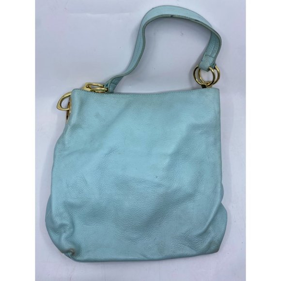 Anteprima Nueve Aqua Faux Leather Shoulder Bag - Picture 3 of 9